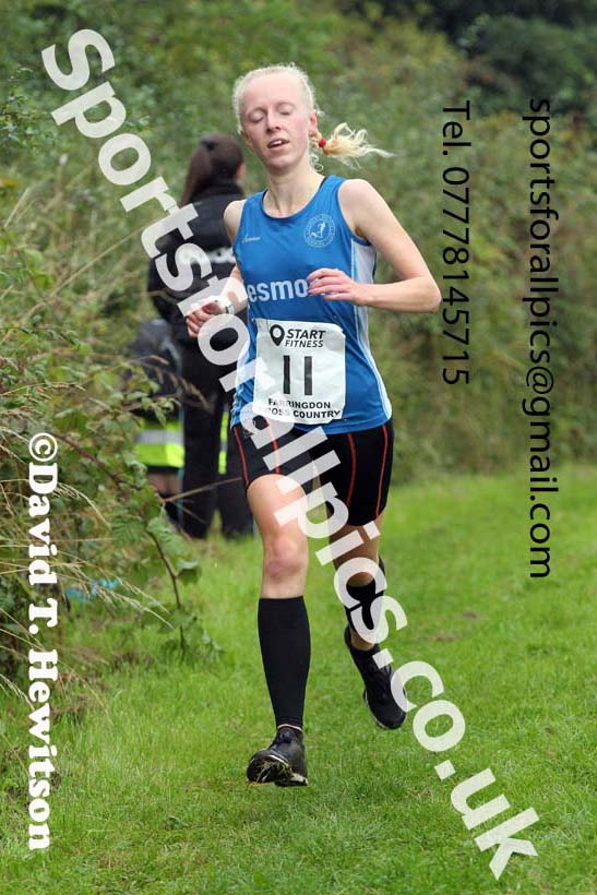 Senior Womens relay, 2021 Farringdon Open Cross Country, Sunderland . Photo: David T. Hewitson/Sports for All Pics